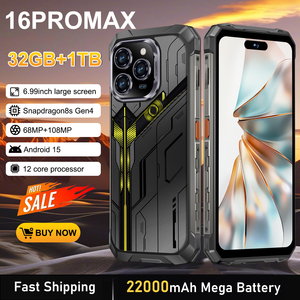 Nouveau smartphone 5G LTE robuste 16pro <span class=keywords><strong>Max</strong></span> à bas prix, HD 120Hz, 108MP, étanche, antichoc, anti-poussière, vision nocturne - Product Image 2