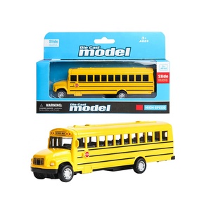 <span class=keywords><strong>Bus</strong></span> <span class=keywords><strong>jouet</strong></span> en métal de qualité supérieure, couleur <span class=keywords><strong>jaune</strong></span>, à vendre - Product Image 3