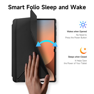 Étui de protection transparent détachable pour tablette avec emplacement pour stylet, adapté aux tablettes Samsung Tab S10 Ultra/S9 Ultra/S8 Ultra - Product Image 2