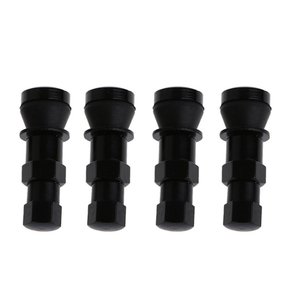 Tige de valve en alliage d'aluminium, 13.8mm, noire, pour la réparation et le remplacement des pneus d'automobile - Product Image 1