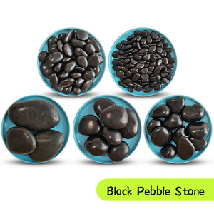 Venta de fábrica Fino pulido Black River Rock Guijarros <span class=keywords><strong>Grandes</strong></span> Black Pebble Stones <span class=keywords><strong>para</strong></span> paisajismo <span class=keywords><strong>Jardín</strong></span> - Product Image 2