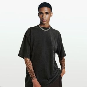 <span class=keywords><strong>เสื้อ</strong></span><span class=keywords><strong>ยืด</strong></span>คอกลมทรงหลวมสไตล์วินเทจ ผ้าคอตตอน น้ำหนัก 305 กรัม สำหรับวัยรุ่นชาย ฤดูใบไม้ผลิและฤดูร้อน ปี 2026 - Product Image 1