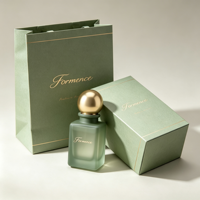 Prix de gros pour flacons de parfum vides en verre avec boîte, 30 ml, 50 ml, 100 ml, couleur personnalisable, flacon de parfum