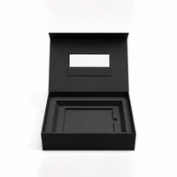 Boîte cadeau à fermeture magnétique personnalisée avec carte de remerciement et insert moulé, emballage en carton rigide écologique et recyclable