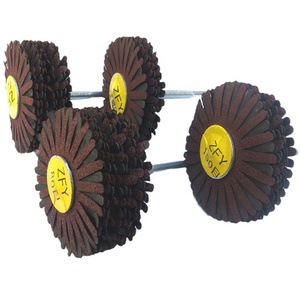 Roue à lamelles <span class=keywords><strong>avec</strong></span> poignée OEM OBM Marque Hai Yanda pour ponçage, <span class=keywords><strong>brosse</strong></span> de ponçage, perçage, travail du bois, meulage et polissage - Product Image 3