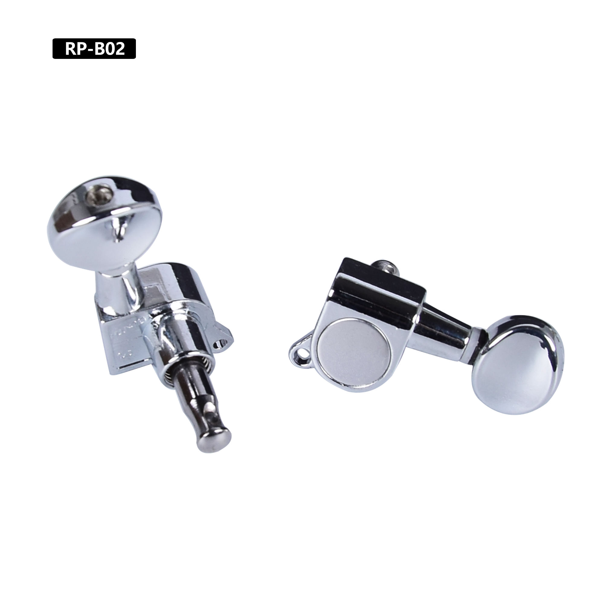 Ukulele 2L2R Tuning Peg Machine Head Tuners Avec Vis De Montage Bouton Open Gear Tuners Pièces Pour Ukulélé