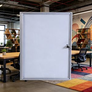 Vitrine sécurisée avec porte à charnières et serrure, idéale pour l'affichage <span class=keywords><strong>de</strong></span> dépliants, <span class=keywords><strong>de</strong></span> menus, <span class=keywords><strong>de</strong></span> certificats et <span class=keywords><strong>de</strong></span> cartes - Product Image 1