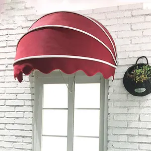 Canopée économique en forme de boule pour l'extérieur, Style français, vintage et Commercial, porte de pastèque, auvent demi-rond