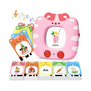 Joycat 사용자 정의 교육 어린이 가청 말하는 플래시 카드 리더 학습 장난감 말하는 플래시 카드 - Product Image 1
