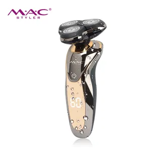 Mac Styler 3D máy cạo râu điện có thể sạc lại ướt và khô máy cạo râu ba đầu không thấm nước Máy cạo râu cho nam giới