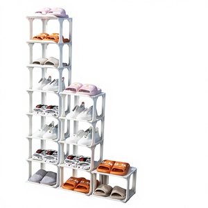 Zapatero Simple de Múltiples Niveles, Económico, para Dormitorio, Mueble para Zapatos, Estrecho, para Entrada, Montado en la Pared, a Prueba de Polvo - Product Image 5