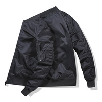 2023 hiver Logo personnalisé mode décontracté université veste léger imperméable coupe-vent avec poche latérale Zip vol Bomber
