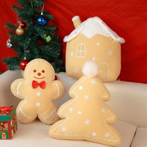 In Stock Cute Gingerbread House Soft Fluffy Plush Toys Stuffed Animal Toys Arcade <b>Game</b> for Arcade <b>Game</b> - Product Image 1