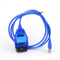 Para herramienta de escáner VAG KKL para VAG409 con Chip FTDI FT232RL/PCB rojo 9241A para Cable de diagnóstico de interfaz USB Vag 409 Kkl OBD2