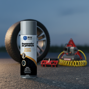 SAIGAO Líquido de Reparación de Neumáticos para Autos y Motocicletas, Reparación de Inflado de Neumáticos - Product Image 1