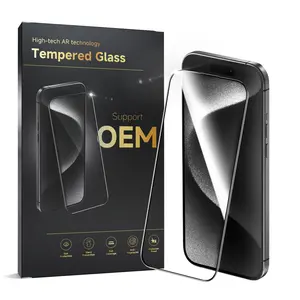 Protetor de tela de vidro temperado ultra-fino HD transparente com tecnologia AR Anti-Reflexo Anti-Explosão para o Celular iPhone XR
