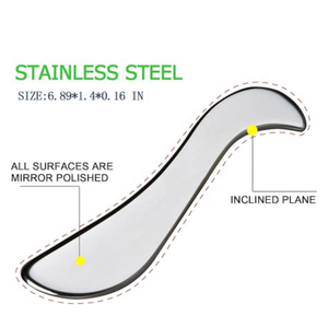 Iastm 304 Acero inoxidable <span class=keywords><strong>Guasha</strong></span> Alta calidad 304 Médico Acero inoxidable Cara <span class=keywords><strong>Guasha</strong></span> Tablero - Product Image 5