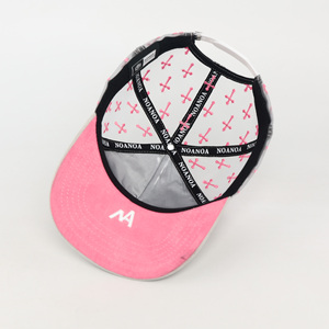 Casquettes brodées TCAP Chine, casquette personnalisée, 5 panneaux, sergé de coton, snapback - Product Image 6