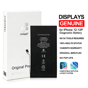 แบตเตอรี่แท้สำหรับ <span class=keywords><strong>iPhone</strong></span> 12 13 14 15 Pro 12 13 14 15 Pro Max ของ Health Show คุณภาพ 100% สำหรับ<span class=keywords><strong>เปลี่ยน</strong></span>แบตเตอรี่โทรศัพท์ 0 รอบการใช้งาน - Product Image 4