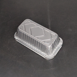 Barquette rectangulaire jetable en aluminium de 200 ml, compatible four, pour cuisson, idéale pour pains et tartes, qualité usine - Product Image 6