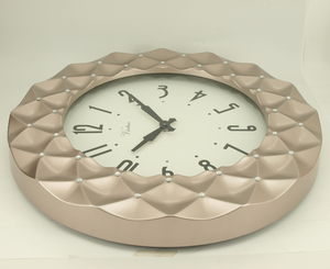 2018 New Design Chocolate Color Luxury Modern 45cm Wall <b>Clock</b> - Product Image 5