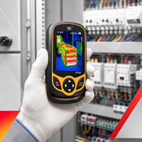 Caméra thermique portable HTI HT-A1 640x480 Fusion -4~572F pour inspection HVAC et bâtiment, écran LCD 3.2, batterie 1800mAh, sortie d'usine