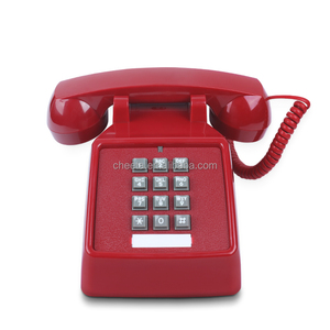 Teléfono <span class=keywords><strong>Fijo</strong></span> con Cable Cheeta CT-N8019 Estilo Antiguo con Correo <span class=keywords><strong>de</strong></span> <span class=keywords><strong>Voz</strong></span> <span class=keywords><strong>para</strong></span> Uso en Casa, Oficina u Hotel - Product Image 3