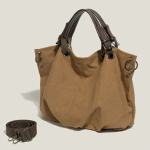 Japanese Linen Canvas Fashion <b>Tote</b> <b>Bag</b> Women <b>Large</b> Capacity Portable Casual 3-Way Handbag Shoulder Crossbody <b>Bag</b> Winter Commute - Product Image 5