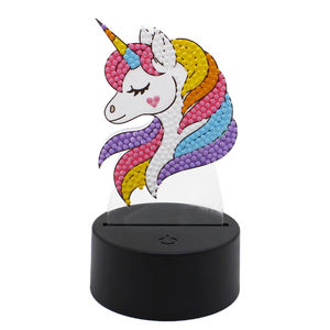 Nouveau design DIY Handmade Set Creative Paste Toys-Cartoon Unicorn Diamond Painting Stickers Kits pour enfants - Product Image 2
