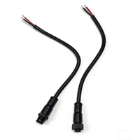 Connecteur étanche M12 2, 3, 4, 5, 6 broches IP68, câble d'alimentation, fiche mâle/femelle, connecteur à vis métallique pour bandes LED