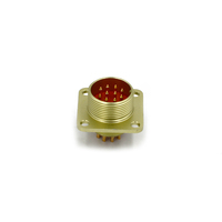 Conector de Aviación Macho Ruso RS10 de Metal Resistente para Dispositivos Electrónicos Industriales