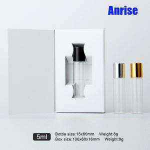 5ml 10 ml di vetro Spray olio essenziale di olio nero bottiglia di profumo con scatola pacchetto campioni 10 ml rotolo su bottiglia e scatola di imballaggio - Product Image 2