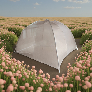 <span class=keywords><strong>Mosquitera</strong></span> EMF con forma de Mongolia, tamaño grande, 100% fibra de plata para adultos, cama doble para Patio, dormitorio, viajes de Camping - Product Image 6