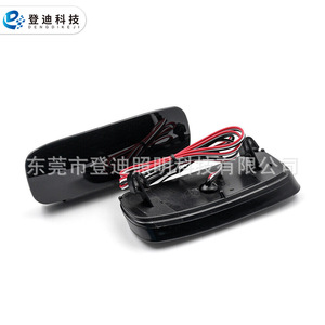 Feux arrière LED pour pare-chocs Peugeot 107 206 607 Fiat Scudo Citroën Volkswagen 12V Rouge Noir Feux arrière LY041 - Product Image 3