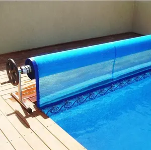 Automatische pool abdeckung roller schwimmen, schwimmen pool abdeckung mit roller