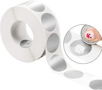 Rouleau d'étiquettes thermiques autocollantes en PET imperméables - Autocollants écologiques - Impression numérique personnalisable pour l'emballage de cadeaux et d'artisanat