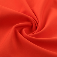 Tissu tissé 100 % polyester épais, respirant, imperméable, antistatique, teint uni, pour vestes et pantalons décontractés – Toucher doux, résistant aux taches