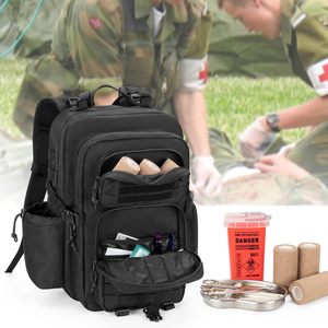 Échantillon gratuit ashion Sac à dos de premiers secours de qualité supérieure, durable, résistant, grand, réfléchissant, orange, sac de secours, aventures en plein air - Product Image 6