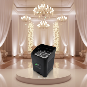 Guangzhou RGBWAUV 6'sı 1 arada LED Sahne Işığı IP65 DJ Kullanımı WiFi 8800AH Pil DMX512 Kontrol 25/40 Derece Lensli Işık - Product Image 1