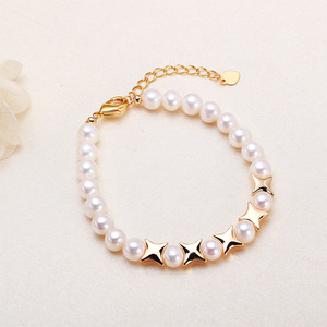 Bijoux en perles authentiques de Zhuji, vente en gros, perles lisses en diamant, trou droit, perles séparées, chaîne et bracelet à maillons tendance, presque - Product Image 2
