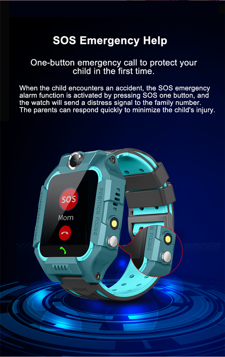 Kids Phone SIM BT Call Smart Watch Two Way Call IP67 Waterproof