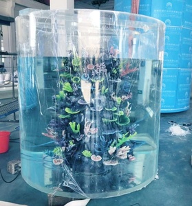 Cilindrische Acryl Aquaria & Accessoires <span class=keywords><strong>Aquarium</strong></span> Oceanarium Project Duurzame Transparante Alle Maten ISO9001:2015 - Product Image 1