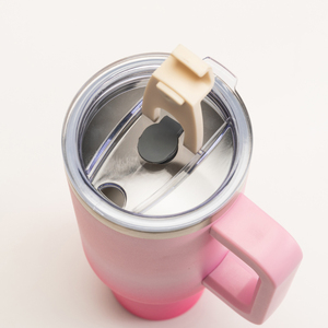 Ingrosso Avventura Vernice Arcobaleno Doppia Parete Manico in Acciaio Inox Boccetta per Bottiglia 30Oz Bicler con Paglia - Product Image 5