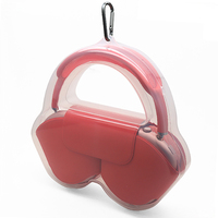 Pochette de protection rigide transparente pour écouteurs, sac de rangement anti-rayures pour écouteurs Airpods Max