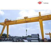 Grue à double poutre de haute qualité et robuste, hauteur de levage maximale de 52 m, 125/30 tonnes, 150/50 tonnes, boîte de vitesses à roulements à billes à commande de précision