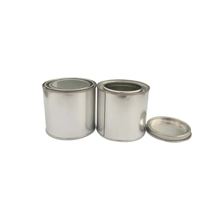 JT 250ml Metal Tin Can Round Chemical Can With Lever Lid For Candle Or Painting Packaging