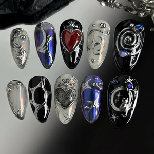 JOYPET vente en gros de faux ongles Punk Amande avec set de <span class=keywords><strong>manucure</strong></span> été nouvel INS à presser faux ongles - Product Image 5