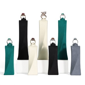 JINSKY-Présentoir à bijoux en velours, présentoir de luxe pour bijouterie - Product Image 1