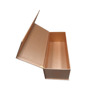 Embalaje de papel rígido negro mate de lujo personalizado, champán, whisky, botellas de vino tinto, caja de regalo de cristal - Product Image 5