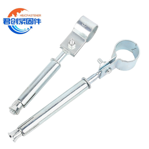 Collier de serrage extensible en acier au carbone avec finition en zinc galvanisé pour tuyaux d'eau, de gaz et de gaz naturel, 4 pouces, 20 colliers de serrage - Product Image 1